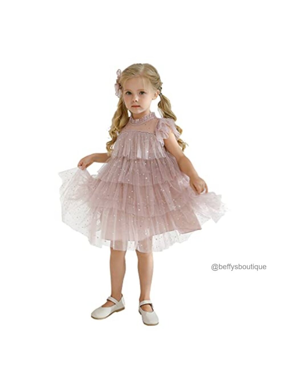 Little Girls Princess Tulle Dress Toddler Birthday Party Pageant